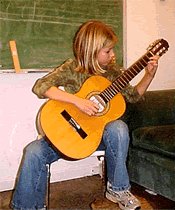 Buy a guitar that feels comfortable for you.