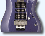 The Cort "X6" features a single locking tremolo bridge.